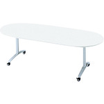 【別途送料あり】プラス（PLUS）　６７７７７５）ロンナ　会議テーブル　ＮＮ－２１１０ＴＫＯ　Ｗ４／Ｍ４　【品番：NN-2110TKO W4/M4】