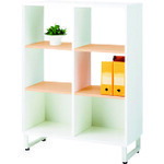 【別途送料あり】プラス（PLUS）　６３２１６４）ＳＱ　オープンストレージ　ＳＱ－１２０Ｅ　ＷＭ／Ｗ４／Ｗ４　【品番：SQ-120E WM/W4/W4】