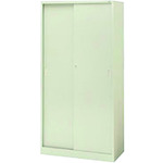 【別途貨物輸送あり】つけ加える（PLUS） １８４７０）ＫＲ 引違い書庫 ＳＳ－３５６ ＬＧＹ 【品番：SS-356 LGY】