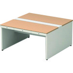 【別途送料あり】プラス（PLUS）　６８８０１３）両面デスク　ベースセット　ＳＴ－１４７ＳＨ－Ｂ　ＷＭ／Ｗ４　【品番：ST-147SH-B WM/W4】