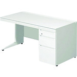 【別途送料あり】プラス（PLUS）　６７３５２７）ステージオ　片袖机　ＳＴ－Ｆ１４７Ｌ－４　ＷＳ／Ｗ４　【品番：ST-F147L-4 WS/W4】