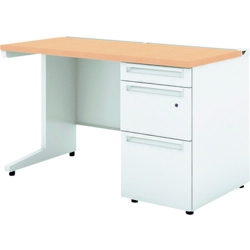 【別途送料あり】プラス（PLUS）　７７９７８０）ＵＳ　片袖机ＵＲ－１２６ＷＤ－３　ＷＭ／Ｗ４　【品番：UR-126WD-3 WM/W4】