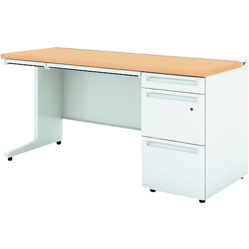【別途送料あり】プラス（PLUS） ７７９５５２）ＵＳ 片袖机ＵＲ－１５６Ａ－３ ＷＭ／Ｗ４ 【品番：UR-156A-3 WM/W4】