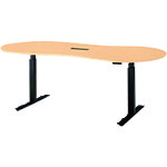 【別途貨物輸送あり】つけ加える（PLUS） ６７９７４８）Ｗｏｒｋ Ｍｏｖｅ テ－ブル ＷＯ－２０１０Ｍ－Ｃ ＷＭ／ＢＫ 【品番：WO-2010M-C WM/BK】