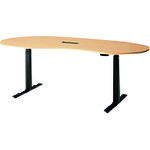 【別途貨物輸送あり】つけ加える（PLUS） ６７９７５２）Ｗｏｒｋ Ｍｏｖｅ テ－ブル ＷＯ－２０１０Ｍ－Ｄ ＷＭ／ＢＫ 【品番：WO-2010M-D WM/BK】