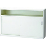 【別途送料あり】プラス（PLUS）　３２０３７）ＦＫ　ハイカウンター中棚付引違い　ＦＫ－１５ＨＴ　Ｗ４　【品番：FK-15HT W4】