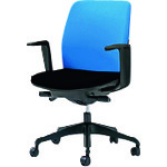 【別途貨物輸送あり】つけ加える（PLUS） ６５２１５０）事務イス カイル ＫＢ－ＨＬ６７ＳＬ ＬＢ／ＢＫ 【品番：KB-HL67SL LB/BK】