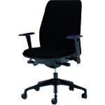 【別途貨物輸送あり】つけ加える（PLUS） ６５２１２５）事務イス カイル ＫＤ－ＨＬ６３ＳＬ ＢＫ 【品番：KD-HL63SL BK】