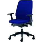 【別途貨物輸送あり】足し加える（PLUS） ６５２１２６）事務イス カイル ＫＤ－ＨＬ６３ＳＬ ＢＬ 【品番：KD-HL63SL BL】