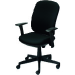 プラス（PLUS）　６９７８００）事務イス　プリセア　ＫＤ－Ｋ５３ＳＬ　ＢＫ　【品番：KD-K53SL BK】