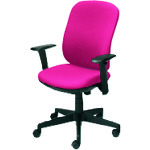 プラス（PLUS）　６９７８０５）事務イス　プリセア　ＫＤ－Ｋ５３ＳＬ　ＰＫ　【品番：KD-K53SL PK】