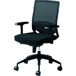 プラス（PLUS）　６９６６１）事務イス　ＫＴ－６　ＫＤ－ＫＴ６０ＭＬ　ＢＫ　【品番：KD-KT60ML BK】