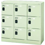 【別途貨物輸送あり】つけ加える（PLUS） ７１０９０）多人数用ロッカー ＫＬ－Ｌ３３ ＬＧＹ 【品番：KL-L33 LGY】