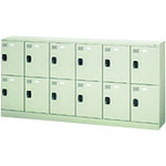 【別途貨物輸送あり】つけ加える（PLUS） ７１０６８）多人数用ロッカー ＫＬ－Ｌ６２Ｋ ＬＧＹ 【品番：KL-L62K LGY】