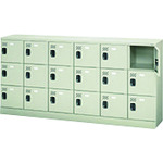 【別途貨物輸送あり】つけ加える（PLUS） ７１０６９）多人数用ロッカー ＫＬ－Ｌ６３Ｋ ＬＧＹ 【品番：KL-L63K LGY】