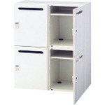 【別途送料あり】プラス（PLUS）　６３５７９１）ＬＸ－５　ダイヤル錠ロッカー　Ｌ５－１０５Ｌ－４ＭＤ　Ｗ４　【品番：L5-105L-4MD W4】