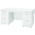 【別途送料あり】プラス（PLUS）　６７１４１０）ＬＡ　両袖机　ＬＡ－Ｗ１４７Ａ－３３　ＷＳ／Ｗ４　【品番：LA-W147A-33 WS/W4】