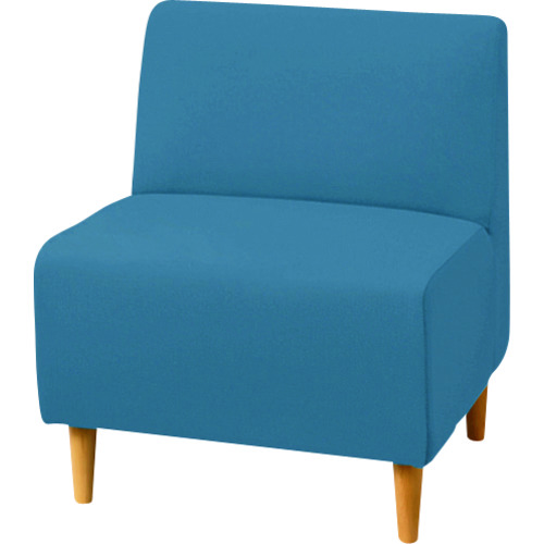 【別途貨物輸送あり】つけ加える（PLUS） ２６８００）ＬＳ－Ｌ３０ １人用長いす ＬＳ－Ｌ３０１ＢＮ ＢＬ 【品番：LS-L301BN BL】