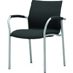【別途送料あり】プラス（PLUS）　６０２１５）会議イス　ＭＣ－Ａ２０　ＭＢ－Ａ２４　ＢＫ　【品番：MB-A24 BK】