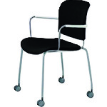 プラス（PLUS）　１７５５３）会議イス　フィトナ　ＭＢ－Ｆ６３ＳＥ　ＢＫ　【品番：MB-F63SE BK】