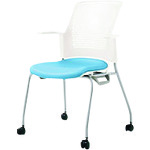 プラス（PLUS）　６２９４４４）会議イス　チェダーＣ　ＭＢ－Ｗ５３ＮＨ　ＬＢ　【品番：MB-W53NH LB】
