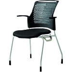 プラス（PLUS）　６２９４０４）会議イス　チェダーＣ　ＭＢ－Ｗ６１ＮＨ　ＢＫ　【品番：MB-W61NH BK】