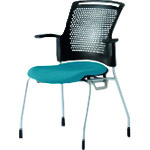 【別途送料あり】プラス（PLUS）　６２９５２２）会議イス　チェダーＣ　ＭＢ－Ｗ６１ＳＨ　ＳＢＬ　【品番：MB-W61SH SBL】