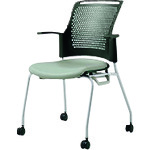 プラス（PLUS）　６２９４２９）会議イス　チェダーＣ　ＭＢ－Ｗ６３ＮＨ　ＬＧ　【品番：MB-W63NH LG】