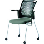 【別途送料あり】プラス（PLUS）　６２９５５０）会議イス　チェダーＣ　ＭＢ&minus;Ｗ６３ＳＨ　ＣＧＹ　【品番：MB-W63SH CGY】｜住設プロ　店