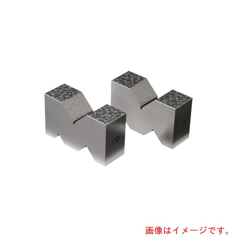 理研計測器製作所　ＲＫＮ　鋳鉄製ＶブロックＡ形　全長７５ｍｍ×Ｖ幅３０ｍｍ　２個１セット　【品番：RCV-A75】