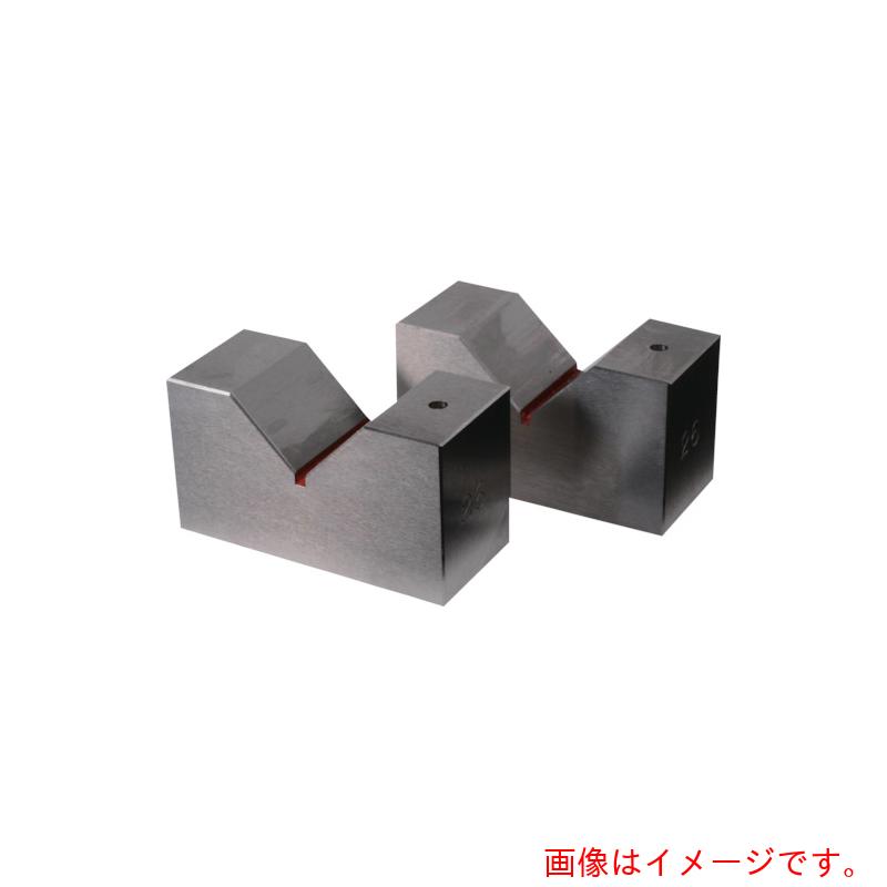 理研計測器製作所　ＲＫＮ　鋼硬製Ｖブロック　全長５０ｍｍ×Ｖ幅２４ｍｍ　２個１セット　【品番：RSV-50】