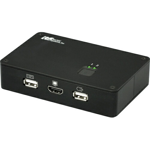 ラトックシステム ４Ｋ見せびらかす／ＵＳＢ鍵盤・二十日鼠 マイコンうつり変わり器 【品番：RS-250UHDP-4K】