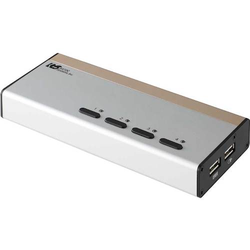 ラトックシステム ＤＶＩマイコンうつり変わり器（４台用） 【品番：RS-430UDA】