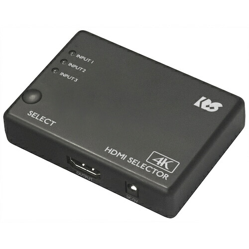 ラトックシステム ４Ｋ６０Ｈｚ相応う ３インプット１最終生産物 ＨＤＭＩうつり変わり器 【品番：RS-HDSW31-4KZ】
