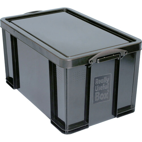Really Useful Products 入れもの Ｒｅａｌｌｙ Ｕｓｅｆｕｌ Ｂｏｘ ６４Ｌ 黒いこと 【品番：64BLK】