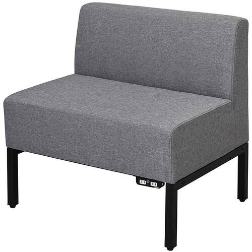 【別途送料あり】アール・エフ・ヤマカワ（RFY）　カッコ　ファブリックソファ　Ｗ７２０　ライトグレー　コンセント付キ　【品番：RFFBS-72LG-NC】｜住設プロ　店