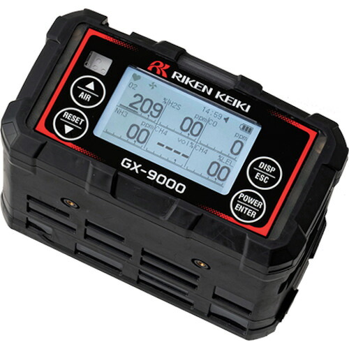 理研計器　理研　携帯型ガス検知器　ＧＸ&minus;９０００（メタン・酸素・硫化水素）乾電池仕様　【品番：C20000N1D0 00】｜住設プロ　店
