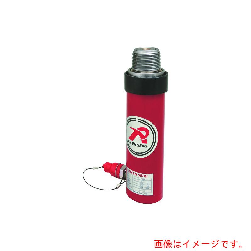 【別途送料あり】理研機器　ＲＩＫＥＮ　単動式油圧シリンダー　インチねじ　ストローク１００ｍｍ　ＶＣカプラ付　【品番：S1-100VC】｜住設プロ　店 44,237円