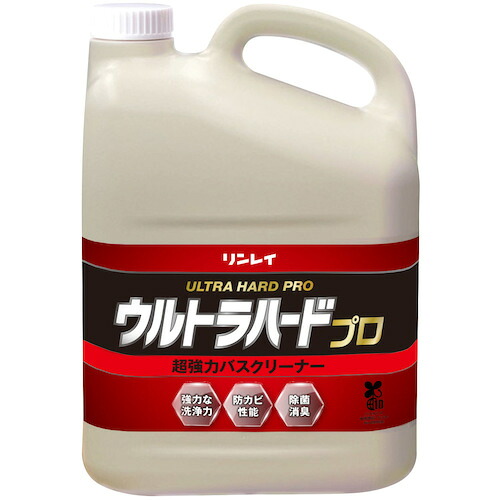 【別途送料あり】リンレイ　ウルトラハードプロ　超強力バスクリーナー　４Ｌ　ハードボトル　【3個】　【品番：413532】