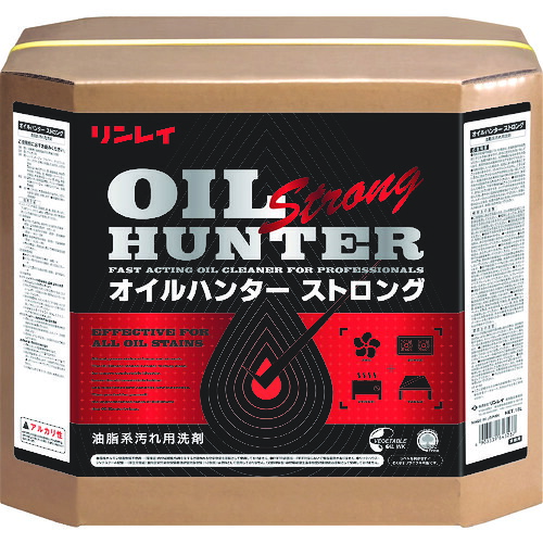 リンレイ　油脂汚れ用強力洗剤　オイルハンターストロング１８Ｌ　ＲＥＣＯＢＯ　【品番：711522】
