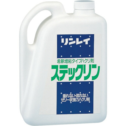 【別途貨物輸送あり】リン花の冠 床蝋涙用取りはずす剤 ステックリン ４Ｌ 【4個】 【品番：741631】