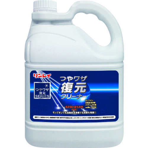 【別途送料あり】リンレイ　ドライメンテナンス用洗剤　つやワザ復元クリーナー　４Ｌ　【3個】　【品番：779632】 14,628円