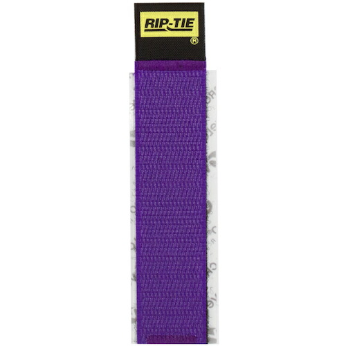 RIP-TIE　ケーブルキャッチ　２５．４ｍｍＸ１０１．６ｍｍ　５０本入　紫　【品番：C-04-050-V】