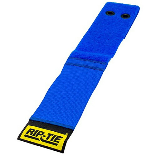 RIP-TIE　結束バンド　ケーブルラップ　ウェビング付き　５０．８ｍｍＸ３０４．８ｍｍ　１０本入　青　【品番：EW-12-010-BU】