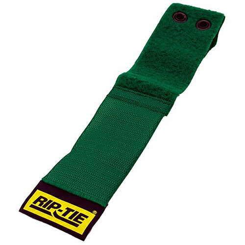 RIP-TIE　結束バンド　ケーブルラップ　ウェビング付き　５０．８ｍｍＸ３０４．８ｍｍ　１０本入　緑　【品番：EW-12-010-GN】