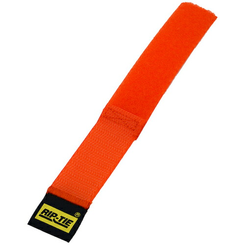RIP-TIE　ケーブルラップ　２５．４ｍｍＸ２２８．６ｍｍ　１００本入　オレンジ　【品番：H-09-100-O】