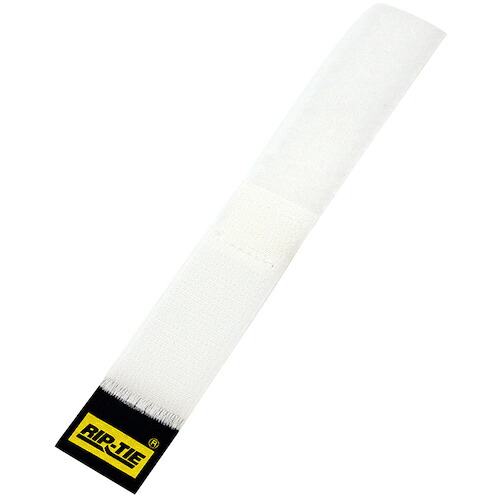 RIP-TIE　ケーブルラップ　２５．４ｍｍＸ２２８．６ｍｍ　１００本入　白　【品番：H-09-100-W】