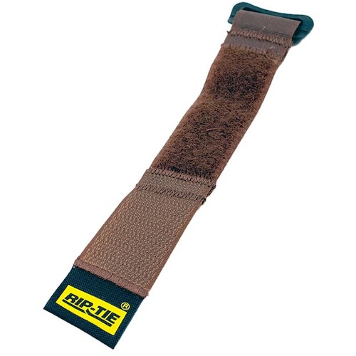 RIP-TIE　ケーブルラップバックル　２５．４ｍｍＸ１５２．４ｍｍ　１００本入　茶　【品番：HB-06-100-BN】