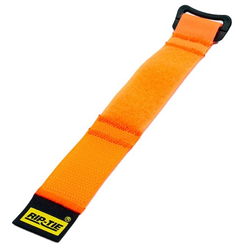 RIP-TIE　ケーブルラップバックル　２５．４ｍｍＸ１５２．４ｍｍ　１００本入　ネオンオレンジ　【品番：HB-06-100-NO】