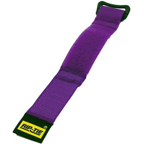 RIP-TIE　ケーブルラップバックル　２５．４ｍｍＸ１５２．４ｍｍ　１００本入　紫　【品番：HB-06-100-V】